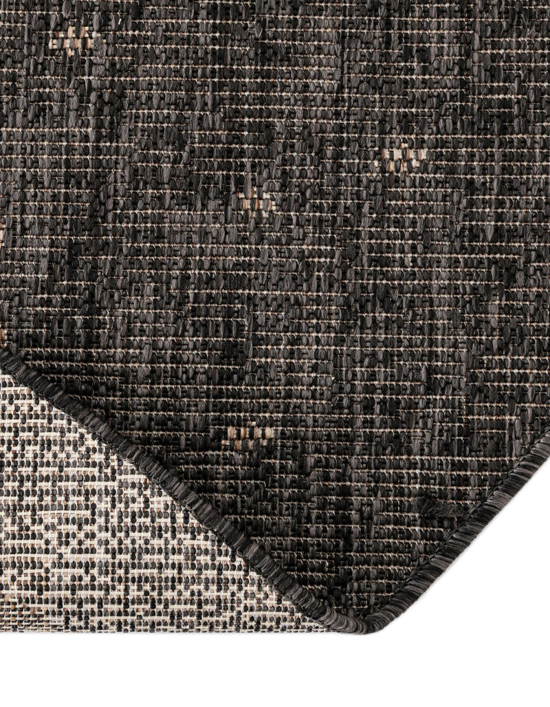 Seaside Haven Rugs Collection Area Rug - Wavecrest Round Black lifestyle 16