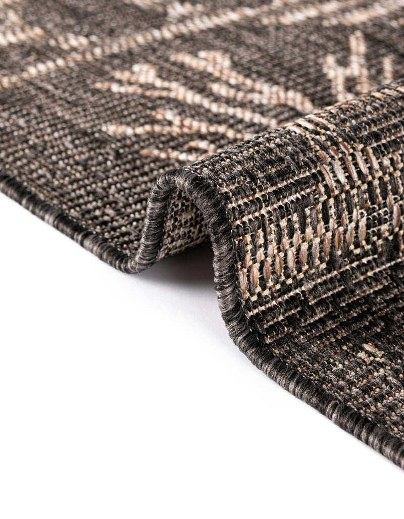 Seaside Haven Rugs Collection Area Rug - Wavecrest Round Black lifestyle 17
