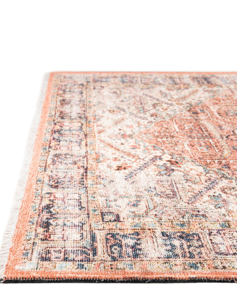 Bazaar Chic Collection Area Rug - Chefchaouen Rectangle Salmon Pink lifestyle 15
