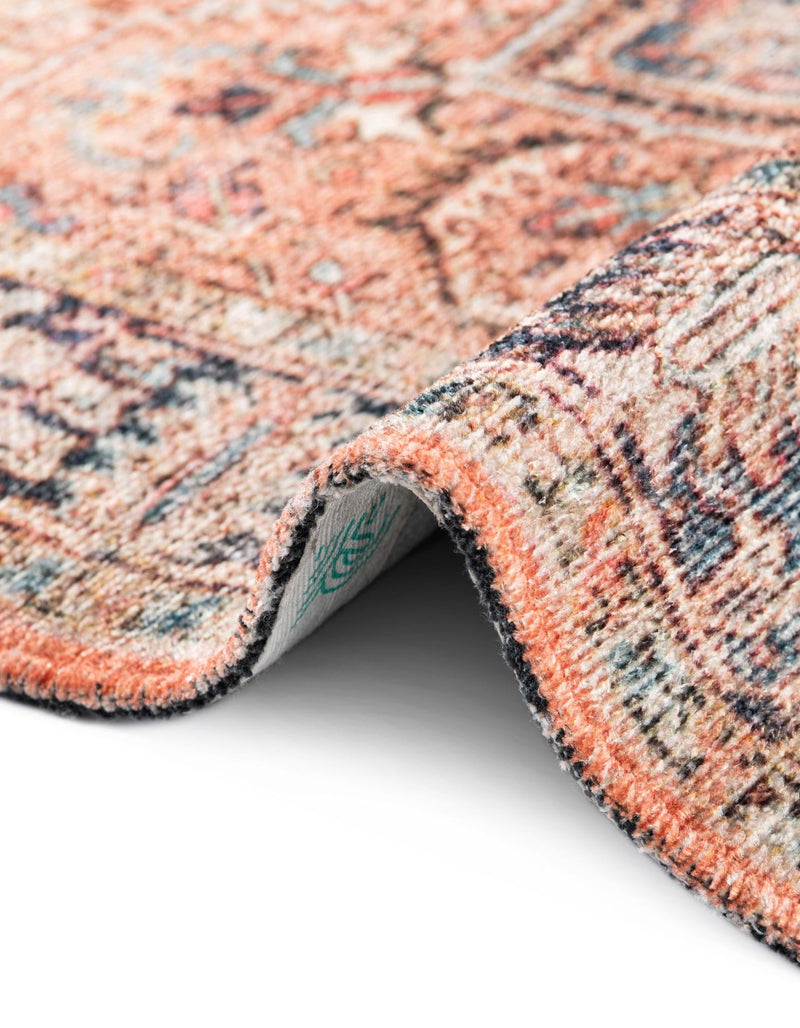 Bazaar Chic Collection Area Rug - Chefchaouen Rectangle Salmon Pink lifestyle 18
