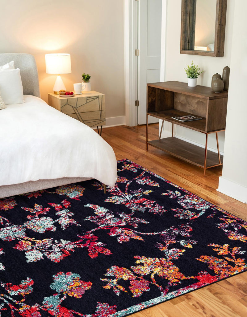 Brighton Terrace Collection Area Rug - Roedean Rectangle Navy Blue lifestyle 3