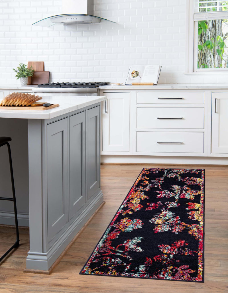 Brighton Terrace Collection Area Rug - Roedean Runner Navy Blue lifestyle 22