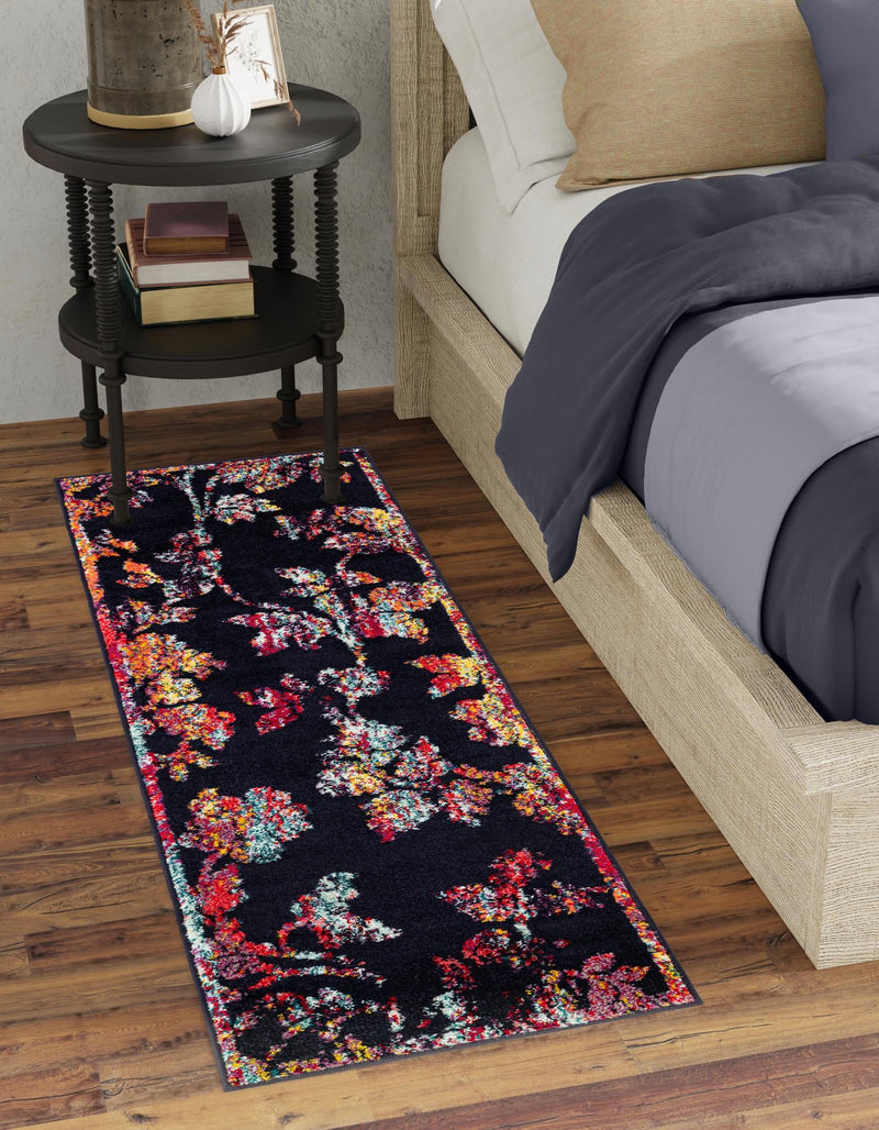 Brighton Terrace Collection Area Rug - Roedean Runner Navy Blue lifestyle 28