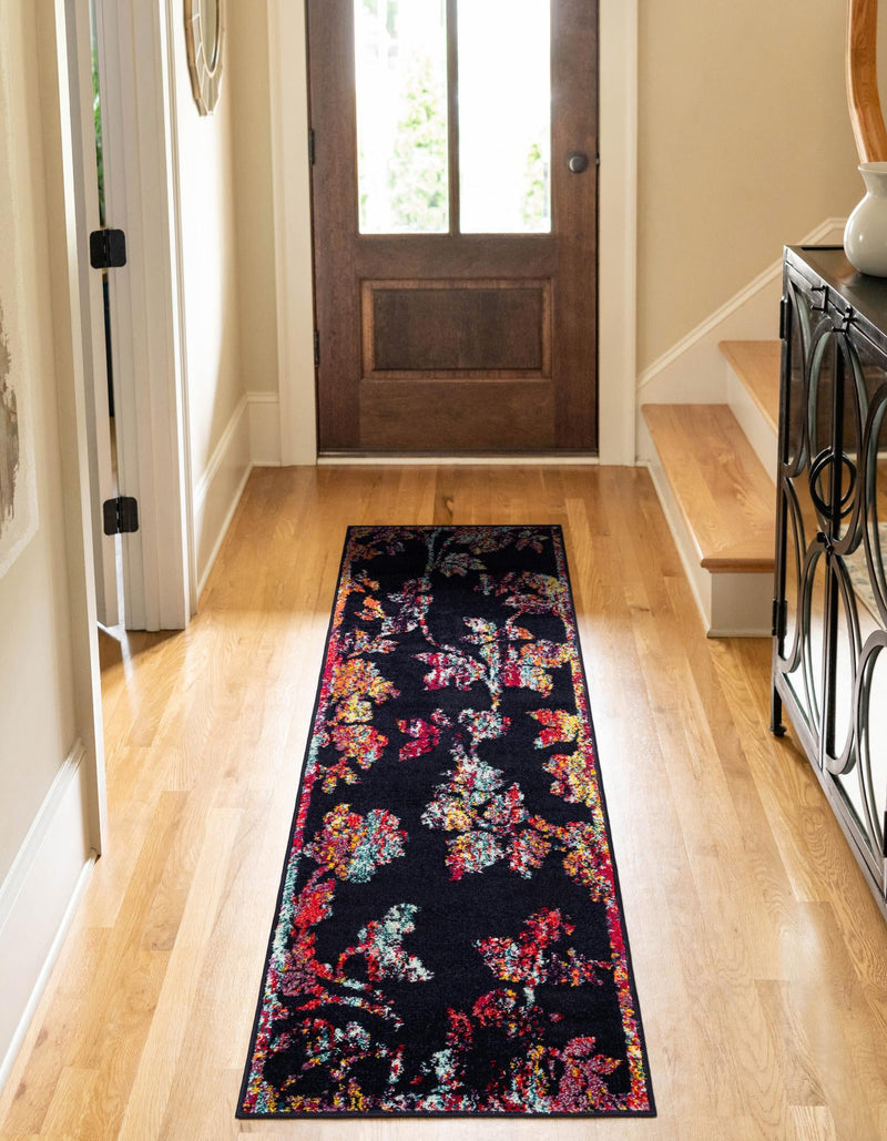Brighton Terrace Collection Area Rug - Roedean Runner Navy Blue lifestyle 43