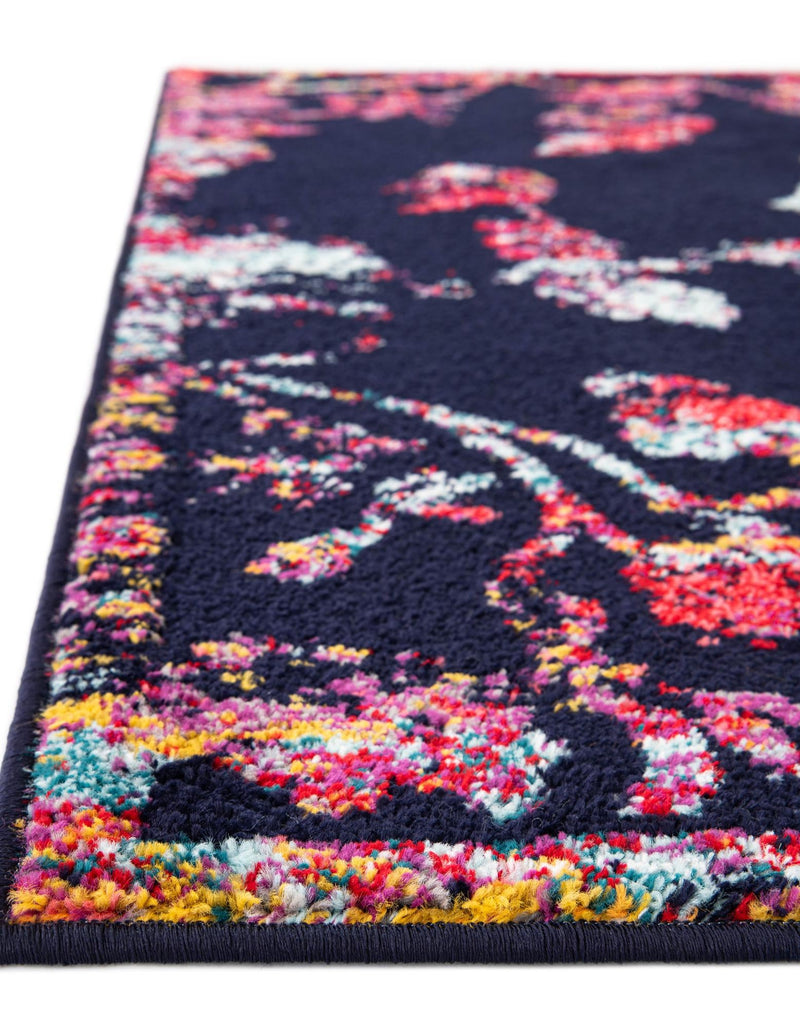 Brighton Terrace Collection Area Rug - Roedean Runner Navy Blue lifestyle 48