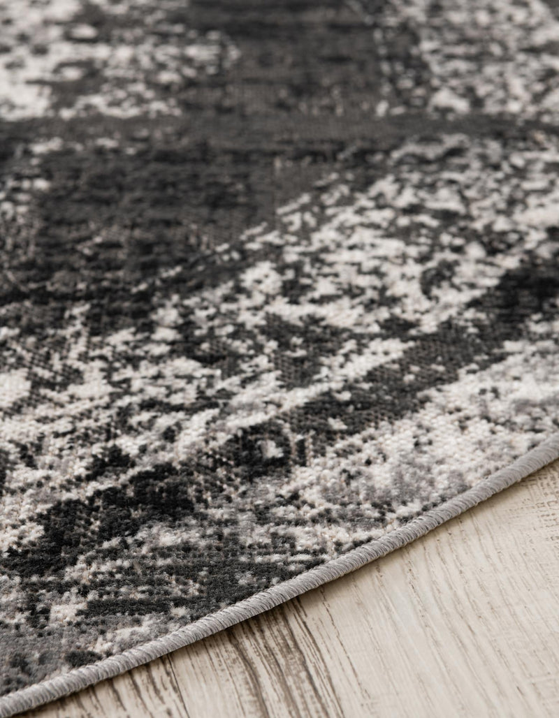 Geneva Terrace Collection Area Rug - Vevey Oval Gray lifestyle 49
