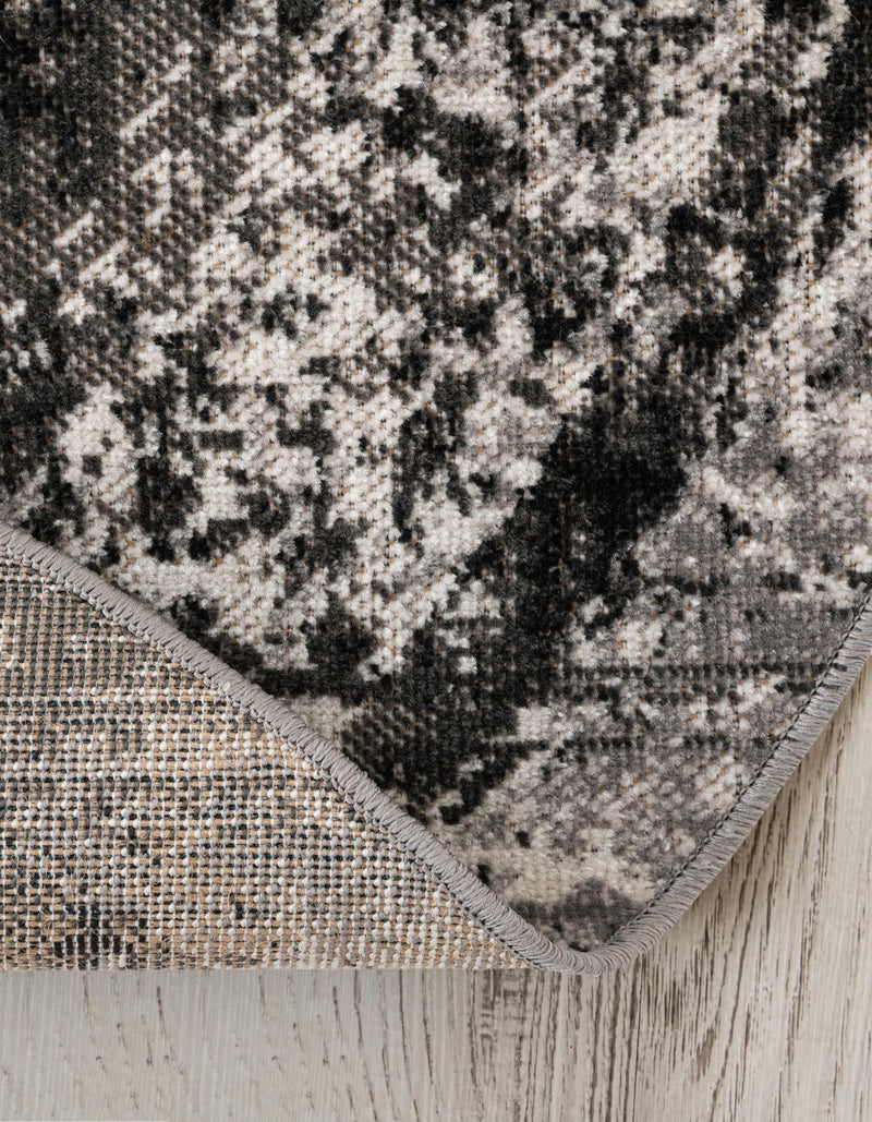 Geneva Terrace Collection Area Rug - Vevey Oval Gray lifestyle 50