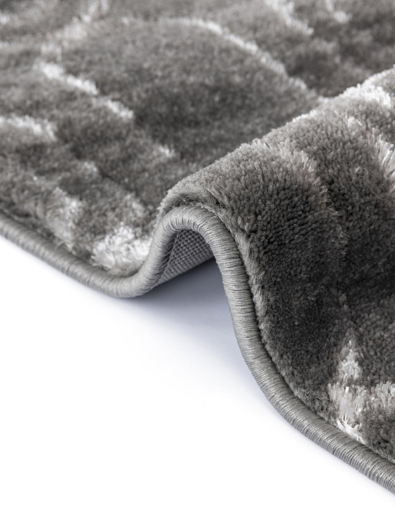 Metropolitan Matrix Collection Area Rug - Cosmopolis Rectangle Gray and Silver lifestyle 56