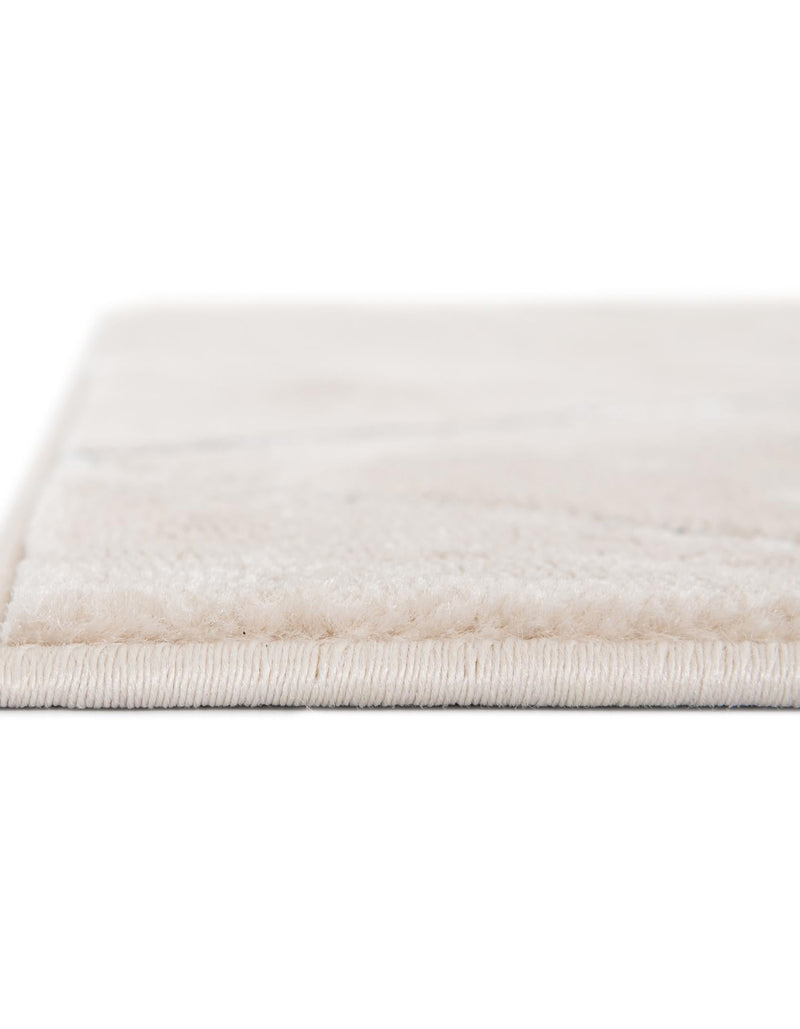 Metropolitan Matrix Collection Area Rug - Urbana Rectangle White and Silver lifestyle 53