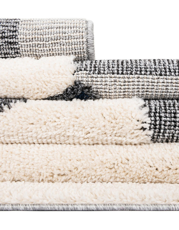 Wonder Tykes Collection Area Rug - Dreamland Rectangle Gray lifestyle 21