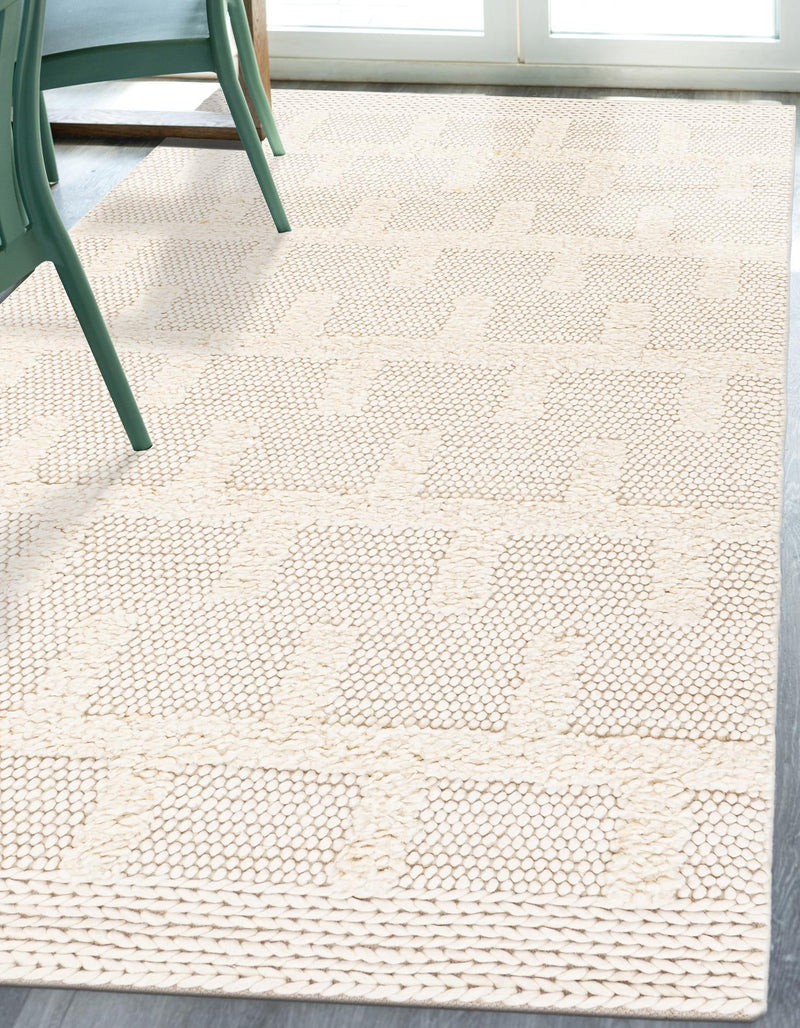 Lana Tasmanian Wool Collection Area Rug - Freycinet Rectangle Ivory lifestyle 3