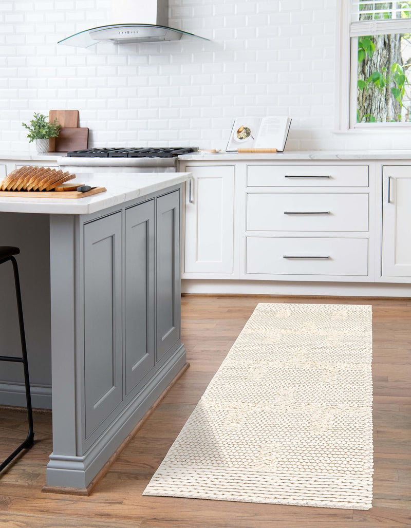 Lana Tasmanian Wool Collection Area Rug - Freycinet Runner Ivory lifestyle 20