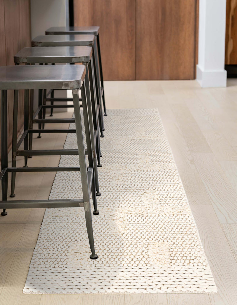 Lana Tasmanian Wool Collection Area Rug - Freycinet Runner Ivory lifestyle 22