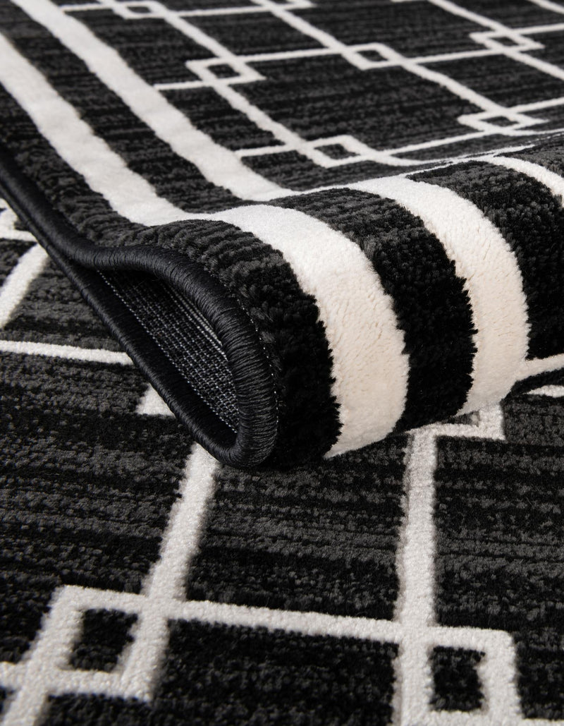 Metro Heights Collection Area Rug - Fifth Rectangle Black lifestyle 13