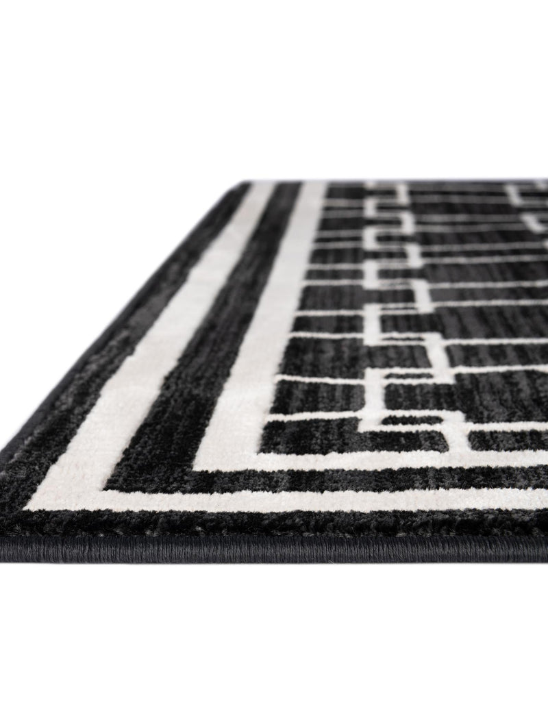 Metro Heights Collection Area Rug - Fifth Rectangle Black lifestyle 14