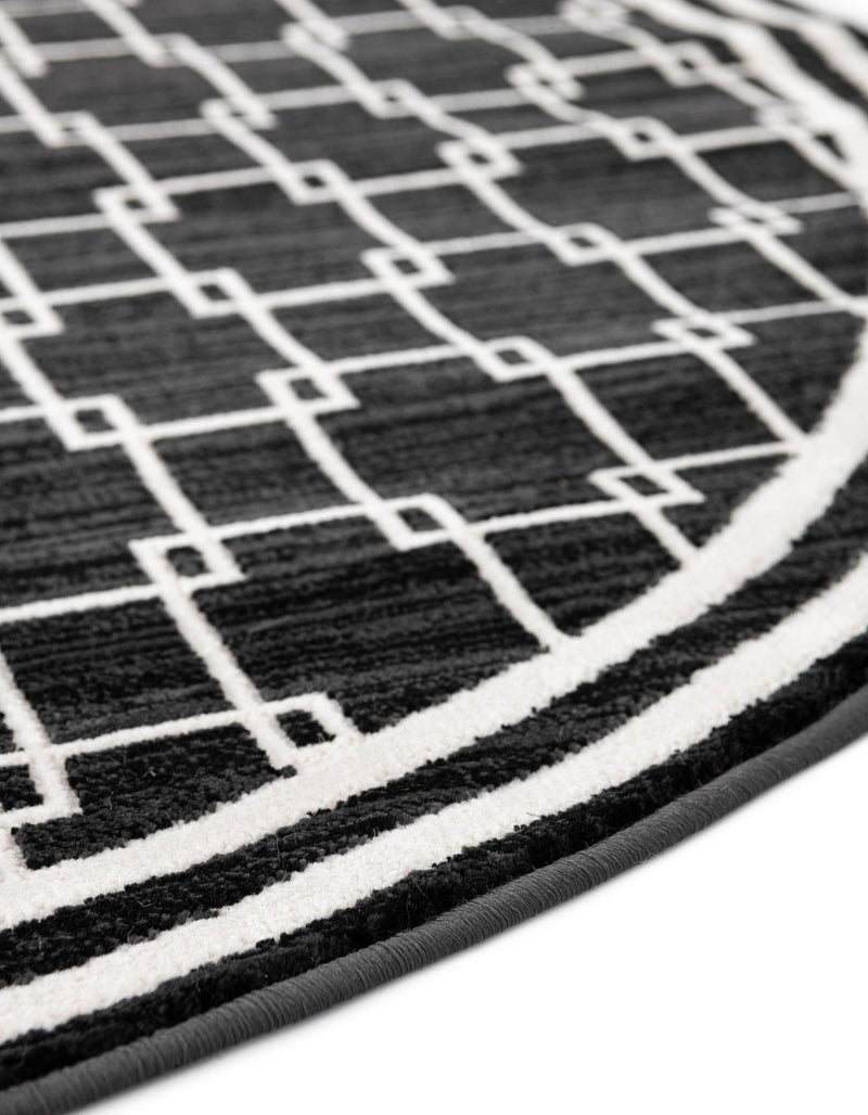 Metro Heights Collection Area Rug - Fifth Round Black lifestyle 53