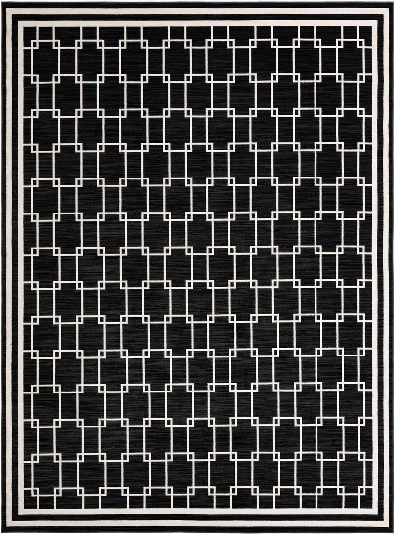 Metro Heights Collection Area Rug - Fifth Rectangle Black lifestyle 3