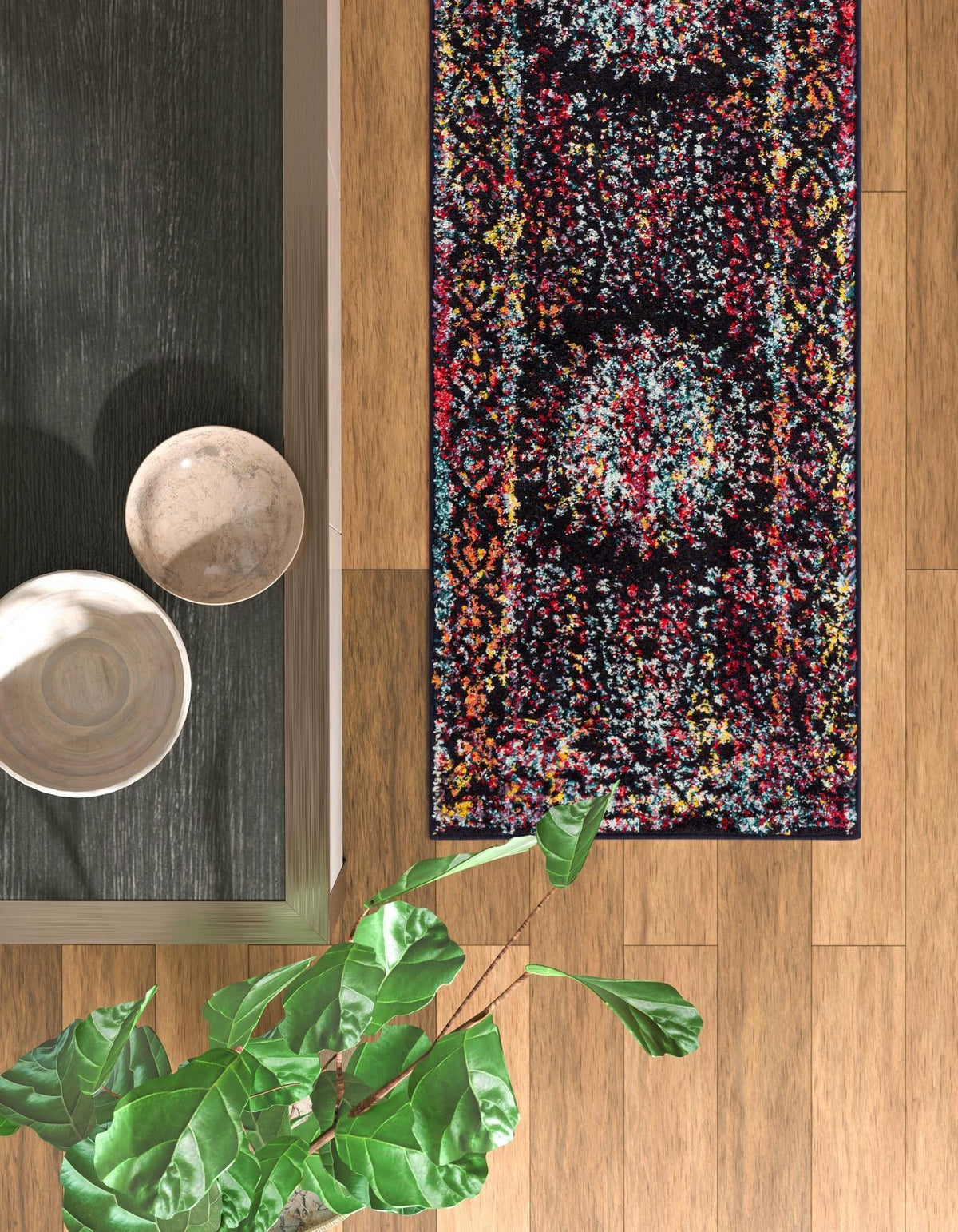Brighton Terrace Collection Area Rug - Withdean Runner Multi lifestyle 55