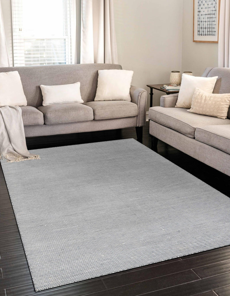 Jill Zarin Malibu Sands Outdoor Collection Area Rug - Pebble (Silver Stars) Rectangle Silver Stars lifestyle 2