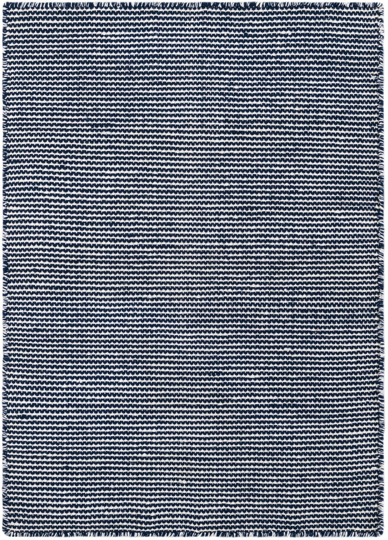 Jill Zarin Malibu Sands Outdoor Collection Area Rug - Pebble (Navy Sky) Rectangle Navy Sky Main