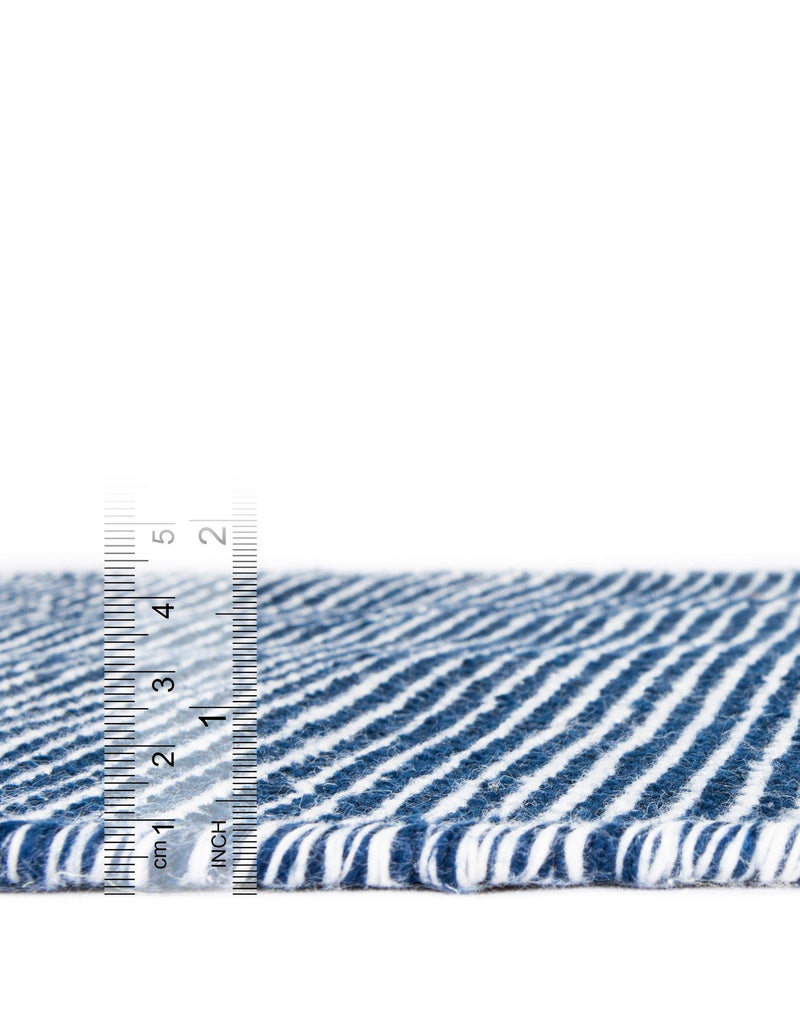Jill Zarin Malibu Sands Outdoor Collection Area Rug - Pebble (Navy Sky) Runner Navy Sky lifestyle 3