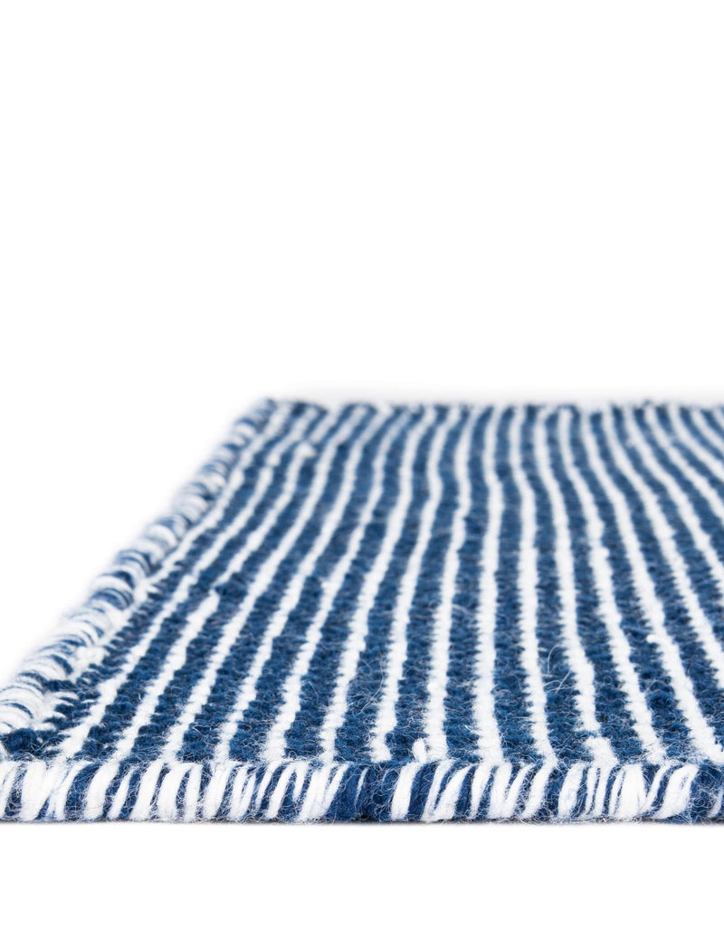 Jill Zarin Malibu Sands Outdoor Collection Area Rug - Pebble (Navy Sky) Runner Navy Sky lifestyle 5