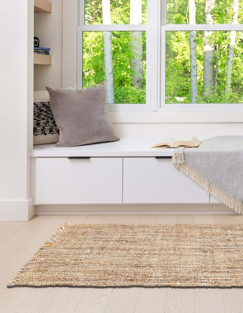Savannah Jute Collection Area Rug - Tahoe Runner Natural lifestyle 24
