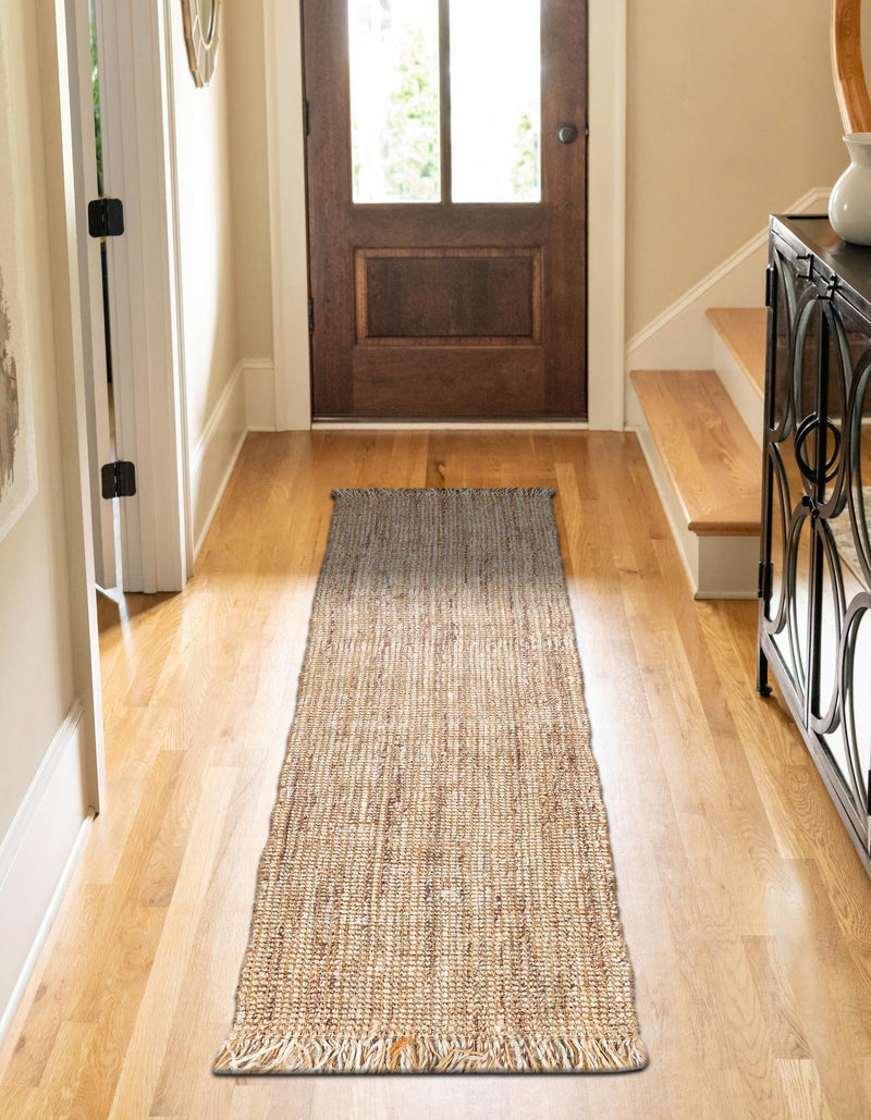 Savannah Jute Collection Area Rug - Tahoe Runner Natural lifestyle 26