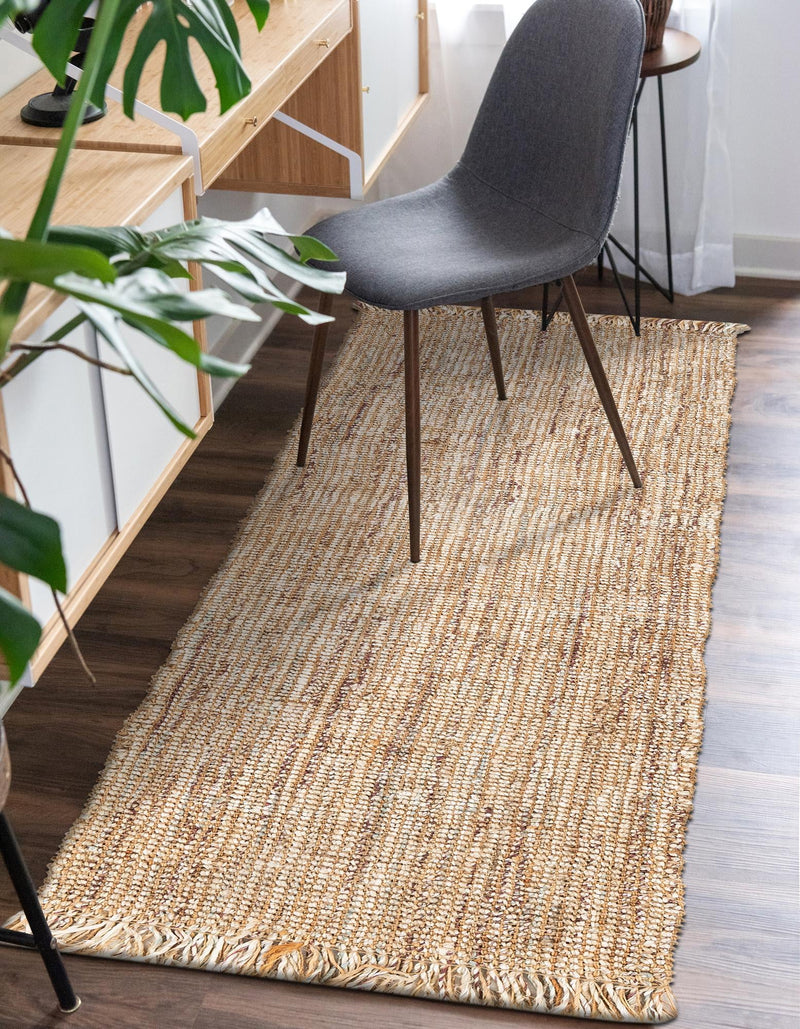 Savannah Jute Collection Area Rug - Tahoe Runner Natural lifestyle 29