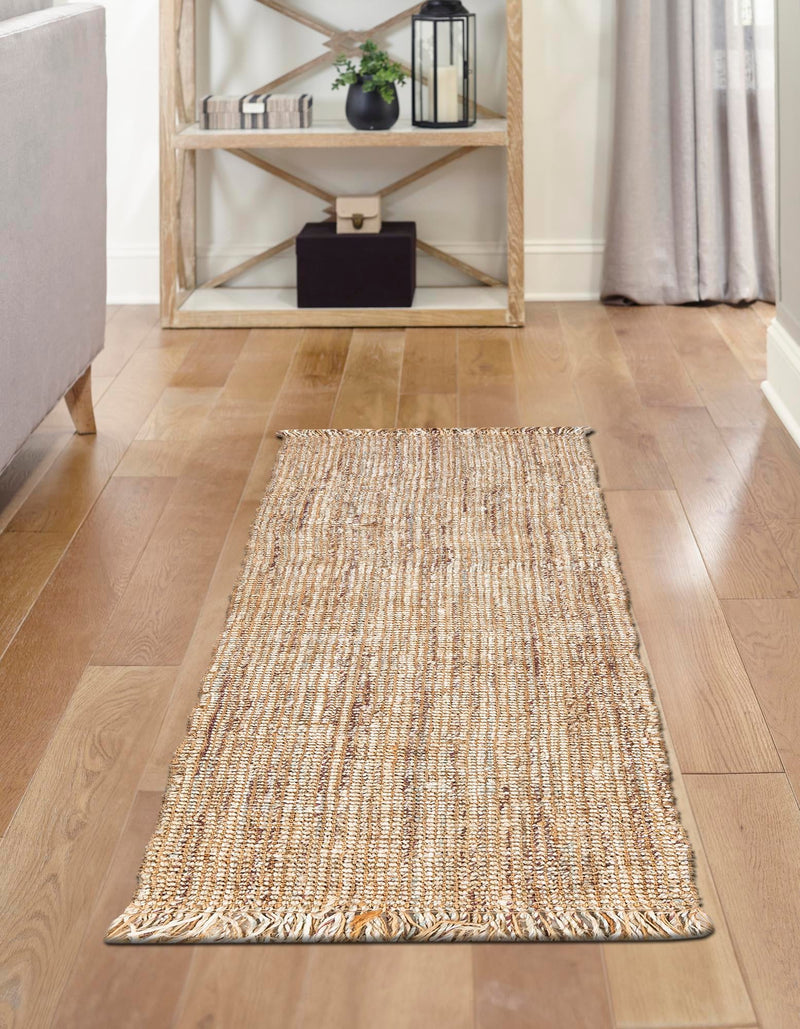 Savannah Jute Collection Area Rug - Tahoe Runner Natural lifestyle 31