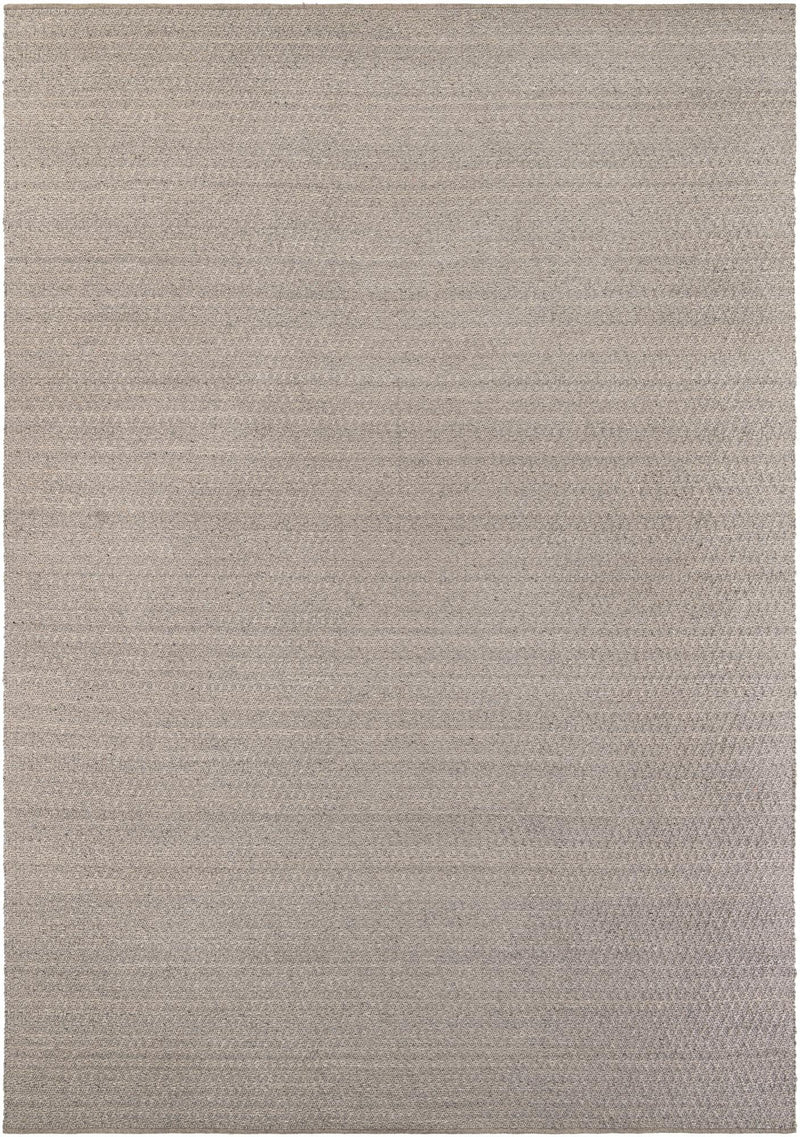 Cobbled Wool Collection Area Rug - Cobbles Rectangle Gray Main
