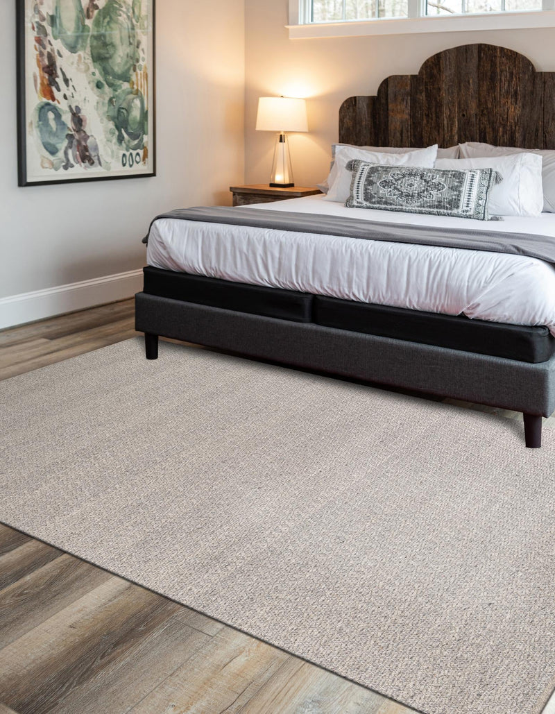 Cobbled Wool Collection Area Rug - Cobbles Rectangle Gray lifestyle 4