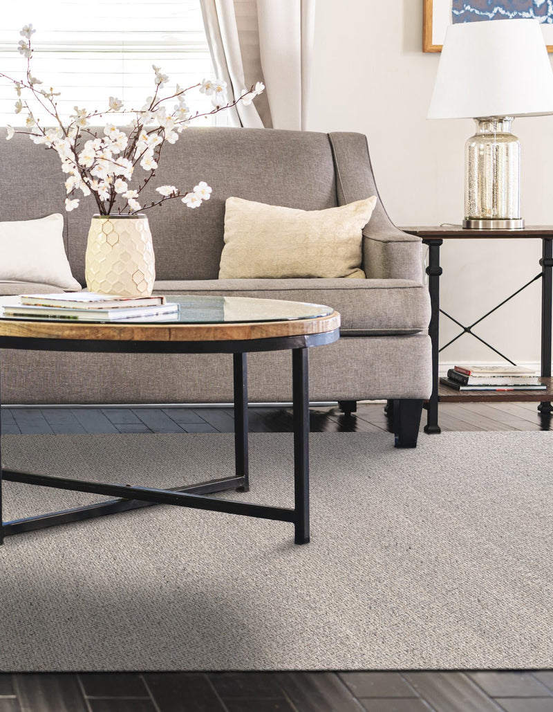 Cobbled Wool Collection Area Rug - Cobbles Rectangle Gray lifestyle 7