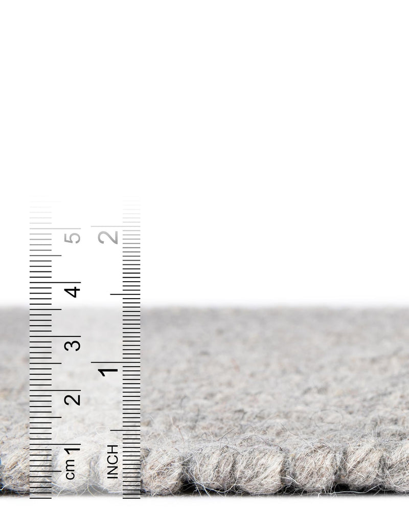 Cobbled Wool Collection Area Rug - Cobbles Rectangle Gray lifestyle 31