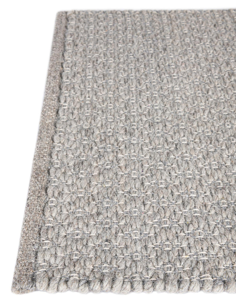 Cobbled Wool Collection Area Rug - Cobbles Rectangle Gray lifestyle 37