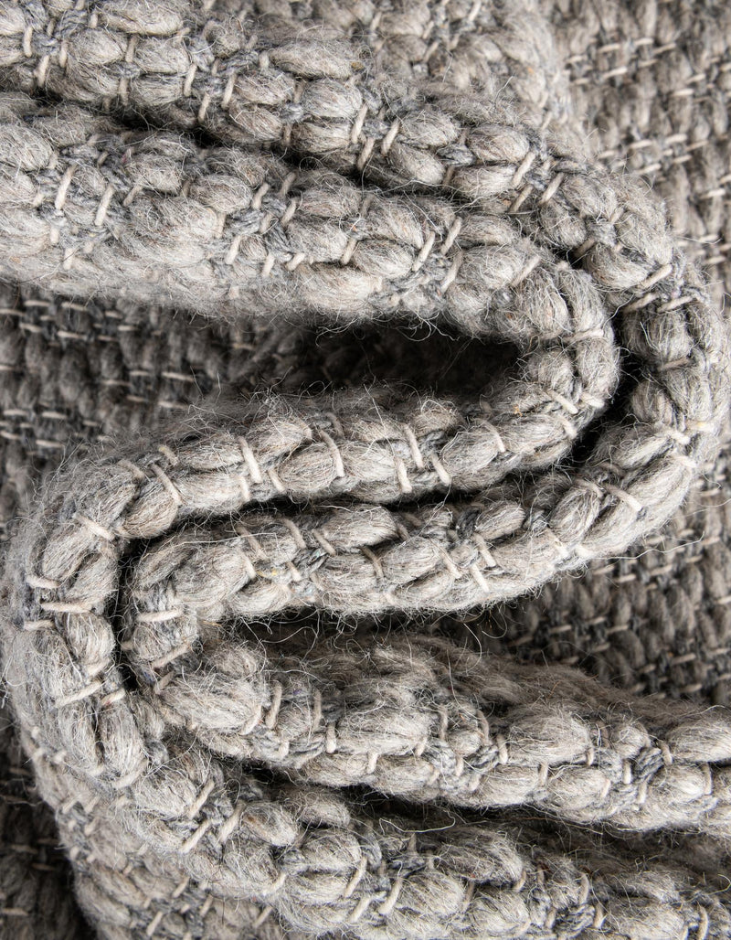 Cobbled Wool Collection Area Rug - Cobbles Rectangle Gray lifestyle 40
