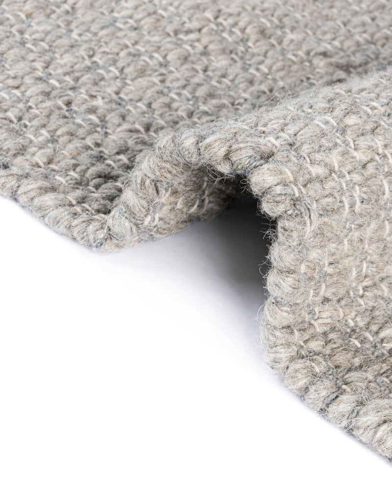 Cobbled Wool Collection Area Rug - Cobbles Rectangle Gray lifestyle 46