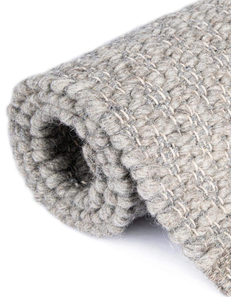 Cobbled Wool Collection Area Rug - Cobbles Rectangle Gray lifestyle 52