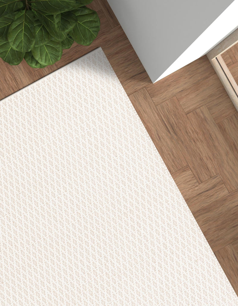Cobbled Wool Collection Area Rug - Cobbles Rectangle Ivory lifestyle 30