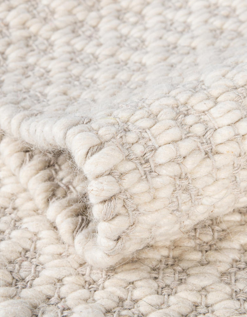Cobbled Wool Collection Area Rug - Cobbles Rectangle Ivory lifestyle 36