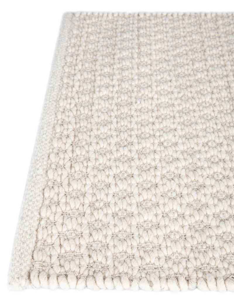 Cobbled Wool Collection Area Rug - Cobbles Rectangle Ivory lifestyle 39