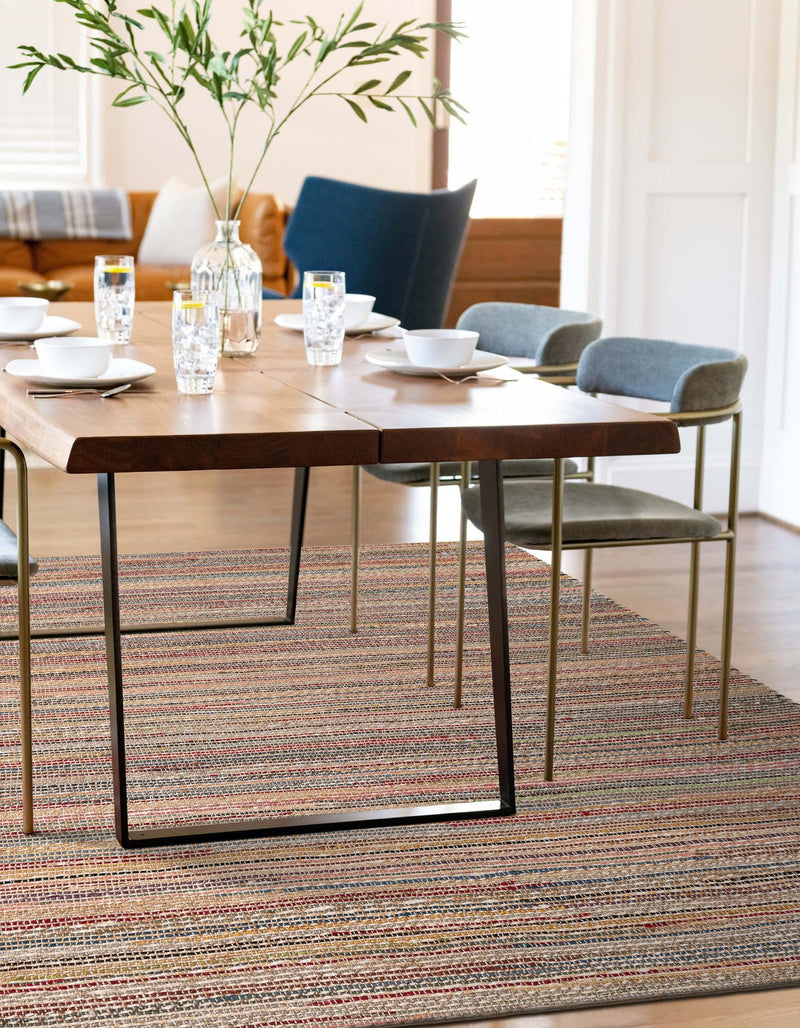 Savannah Jute Collection Area Rug - Serengeti Rectangle Multi lifestyle 4