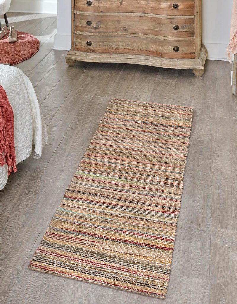 Savannah Jute Collection Area Rug - Serengeti Runner Multi lifestyle 2