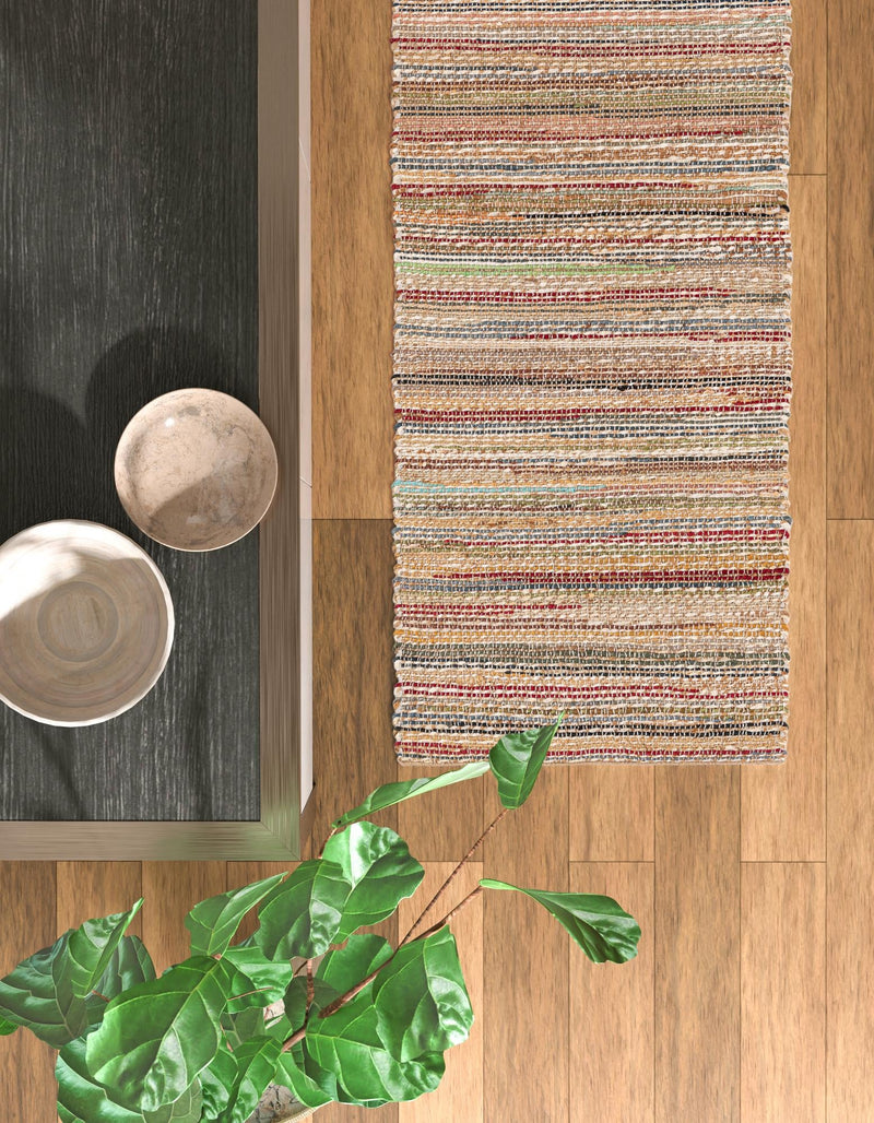Savannah Jute Collection Area Rug - Serengeti Runner Multi lifestyle 11