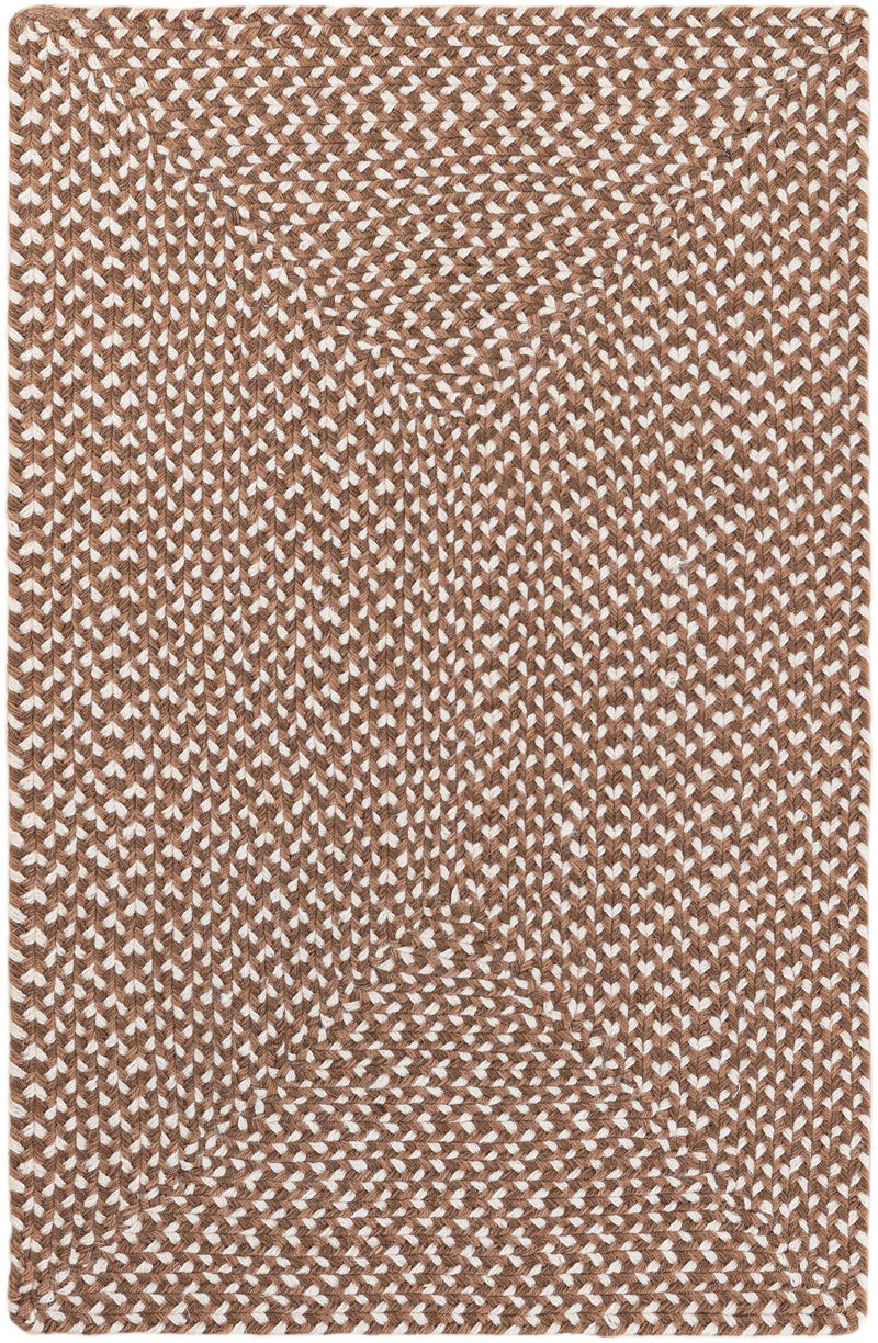 Sustainable Strands Indoor-Outdoor Oasis Collection Area Rug - Sandbar (Light Brown) Rectangle Light Brown Main