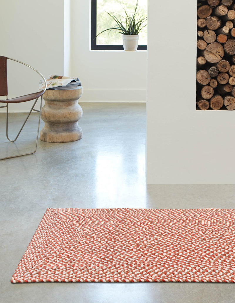 Highland Woven Jute Collection Area Rug - Glenmore (Rust Red) Runner Rust Red lifestyle 20