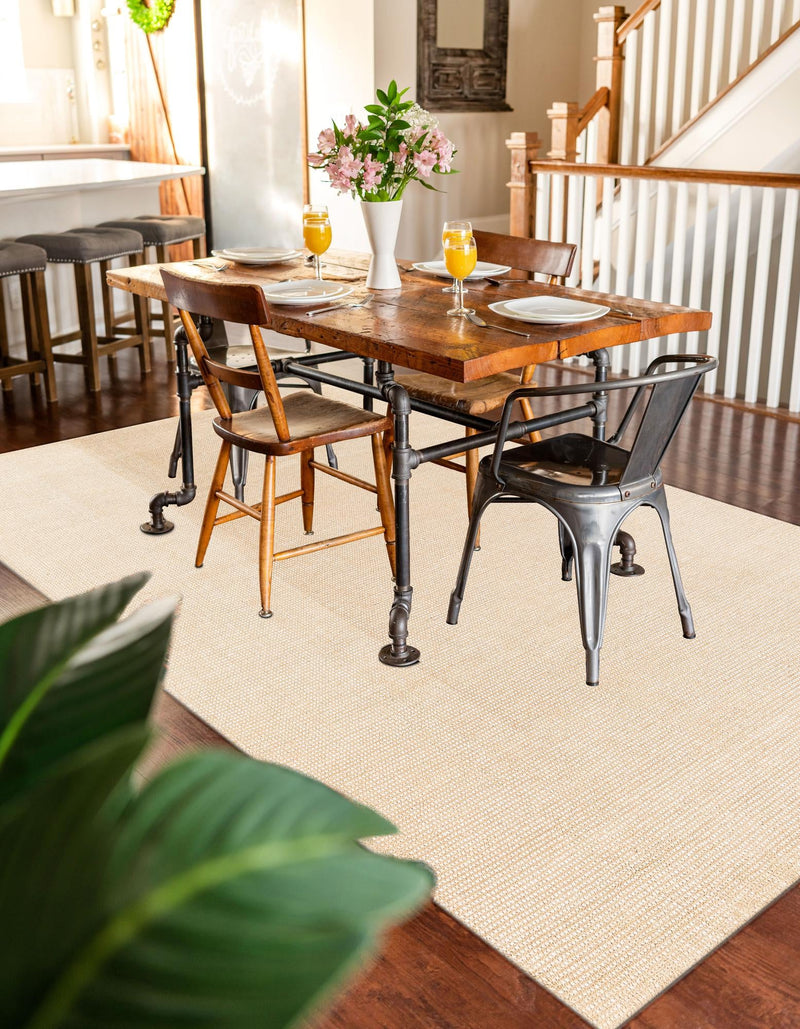 Berkshire Estate Collection Area Rug - Windsor (Oat Beige) Rectangle Oat Beige lifestyle 6