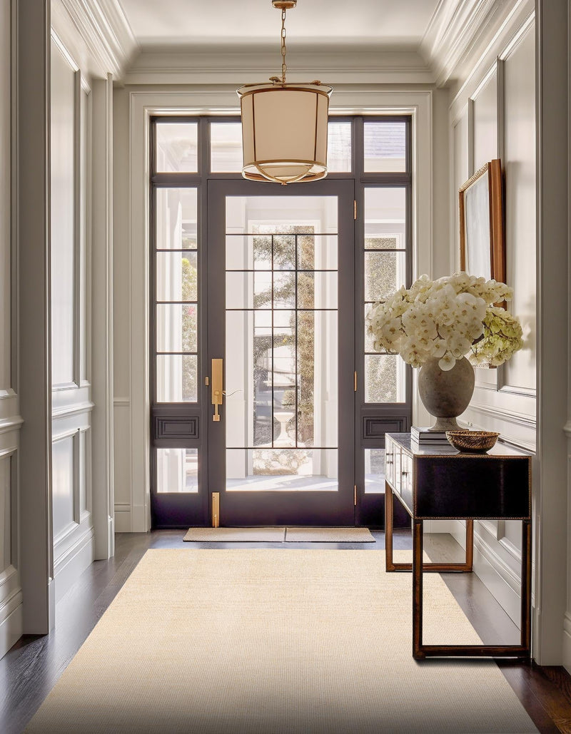 Berkshire Estate Collection Area Rug - Windsor (Oat Beige) Rectangle Oat Beige lifestyle 7