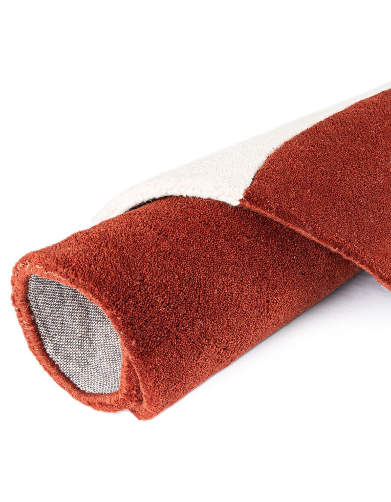 Whimsy Wonders Wool Collection Area Rug - Forest Oval Brown lifestyle 9