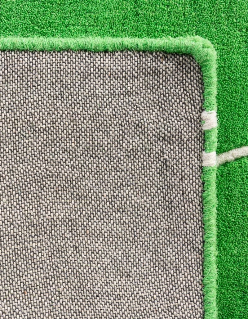 Whimsy Wonders Wool Collection Area Rug - Reef Rectangle Green lifestyle 5